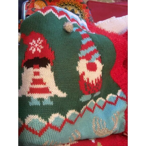 Holiday Time Women's Large, XL Gnome Ugly Christmas Cardigan Sweater NWT - Picture 11 of 13